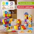 Children's oversized plastic building blocks, large particle educational toy for ages 4-6, multi-piece bag options