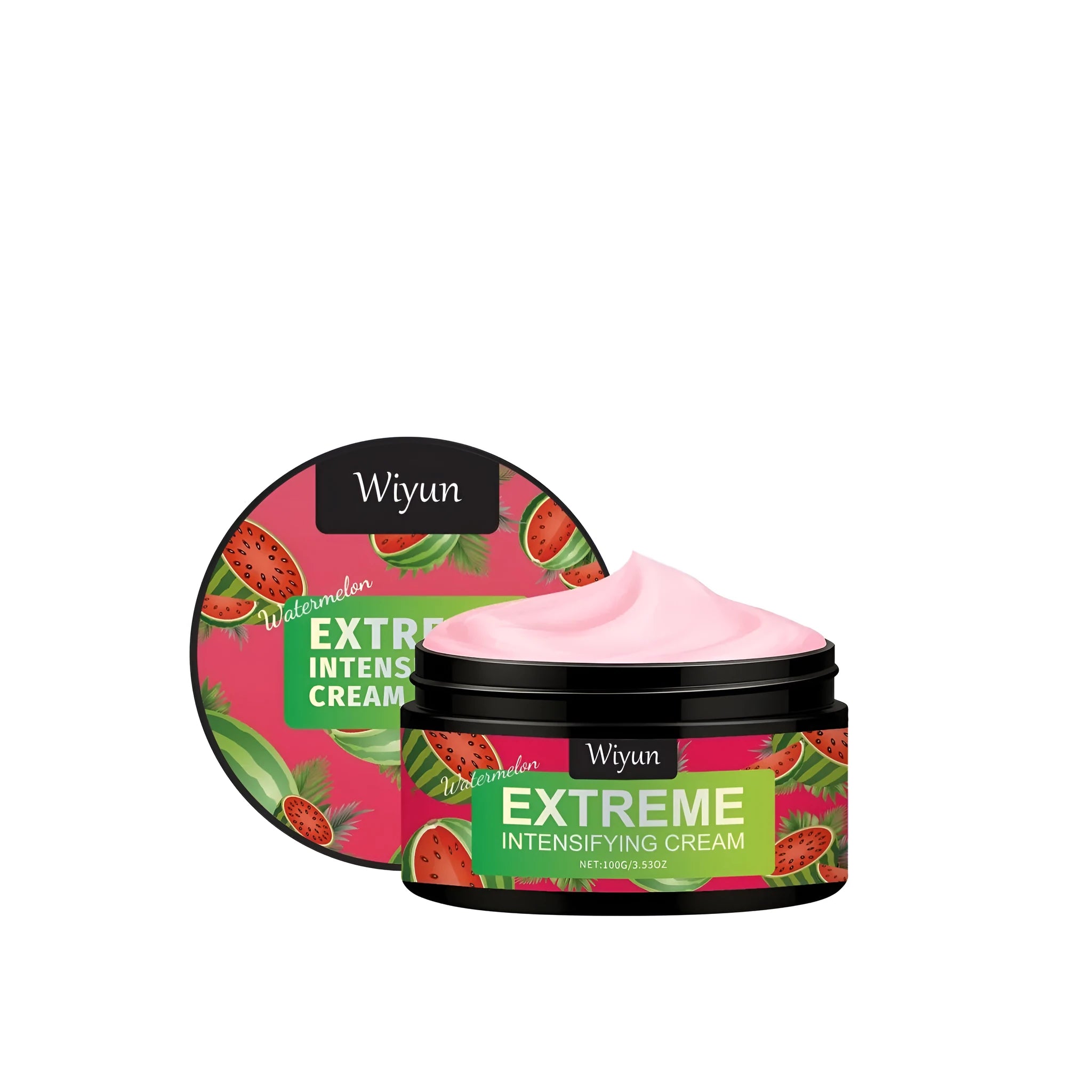 100g jar of Watermelon Intensifying Cream, a facial moisturising gel