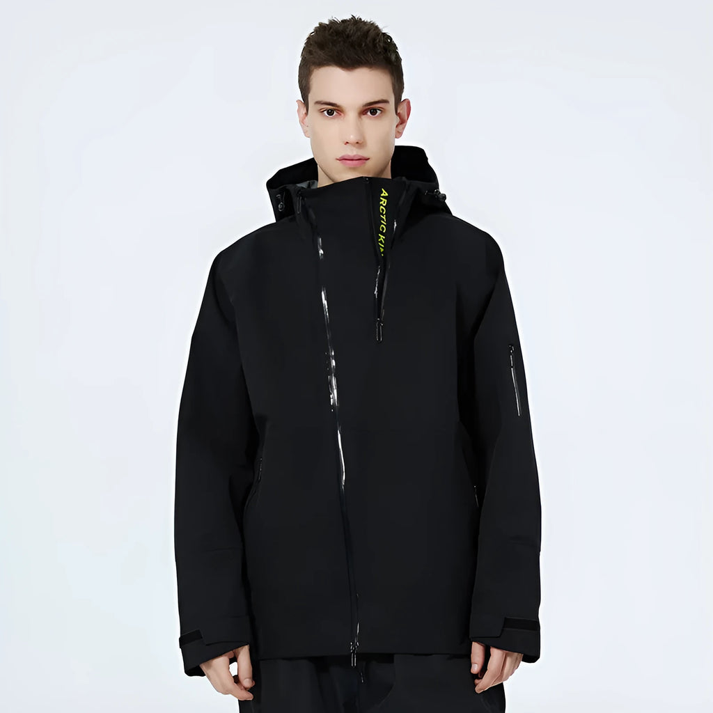 A unisex windproof and waterproof ski suit for snow sports, available in multiple colours.