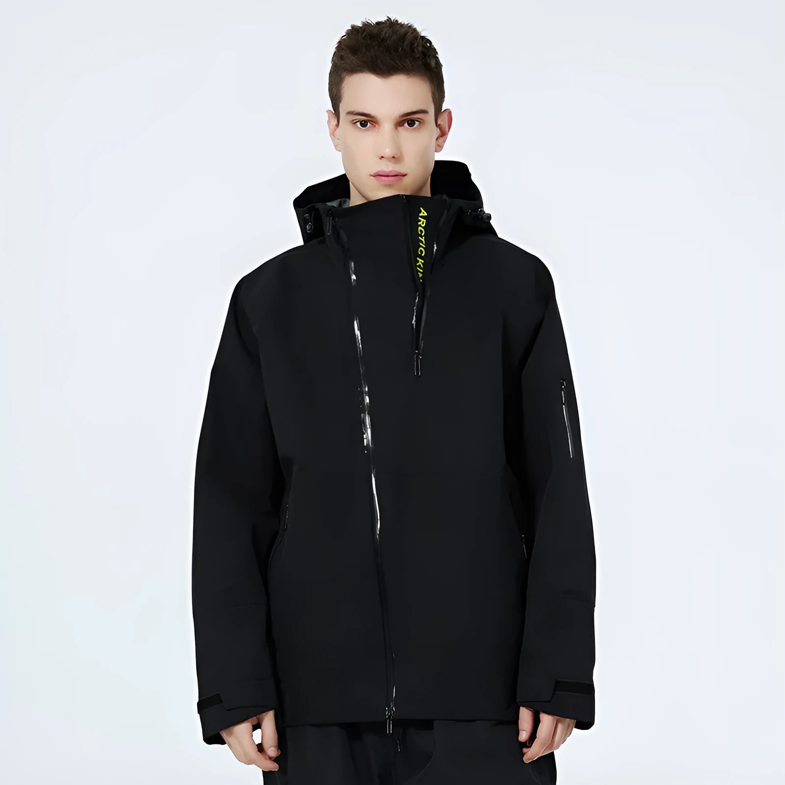 A unisex windproof and waterproof ski suit for snow sports, available in multiple colours.