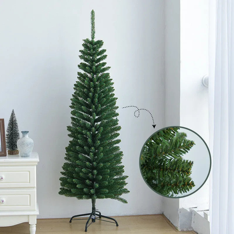 1.2m green PVC artificial Christmas tree for indoor festive decoration