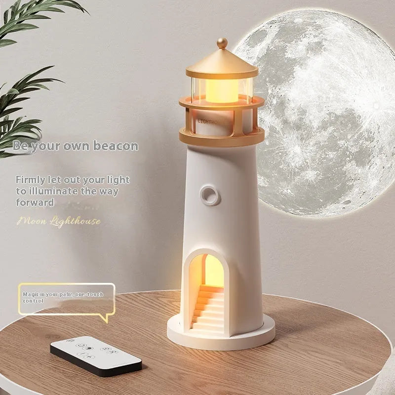 Geometric modern table lamp with human body induction and Bluetooth speaker, measuring 70x72x242mm