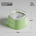 Anti-tumble dog keep dry mouth floating bowl in PP plastic with 1500ml or 2000ml capacity in various colours