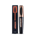 Black waterproof and sweat-proof mascara tube for thick, long, curled lashes that resist smudging.