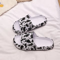 Women's leopard print EVA slippers with thick sole in multiple animal print colours