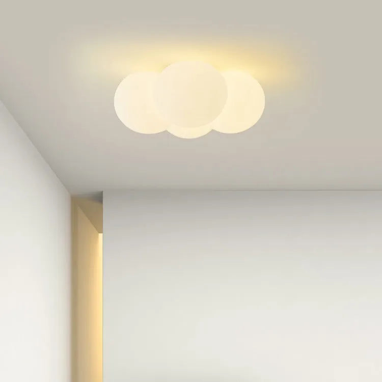 Modern cloud design ceiling chandelier with four lights for bedroom installation