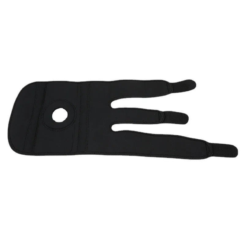 Spring support knee pad made from nylon mercerised cloth for sports protection