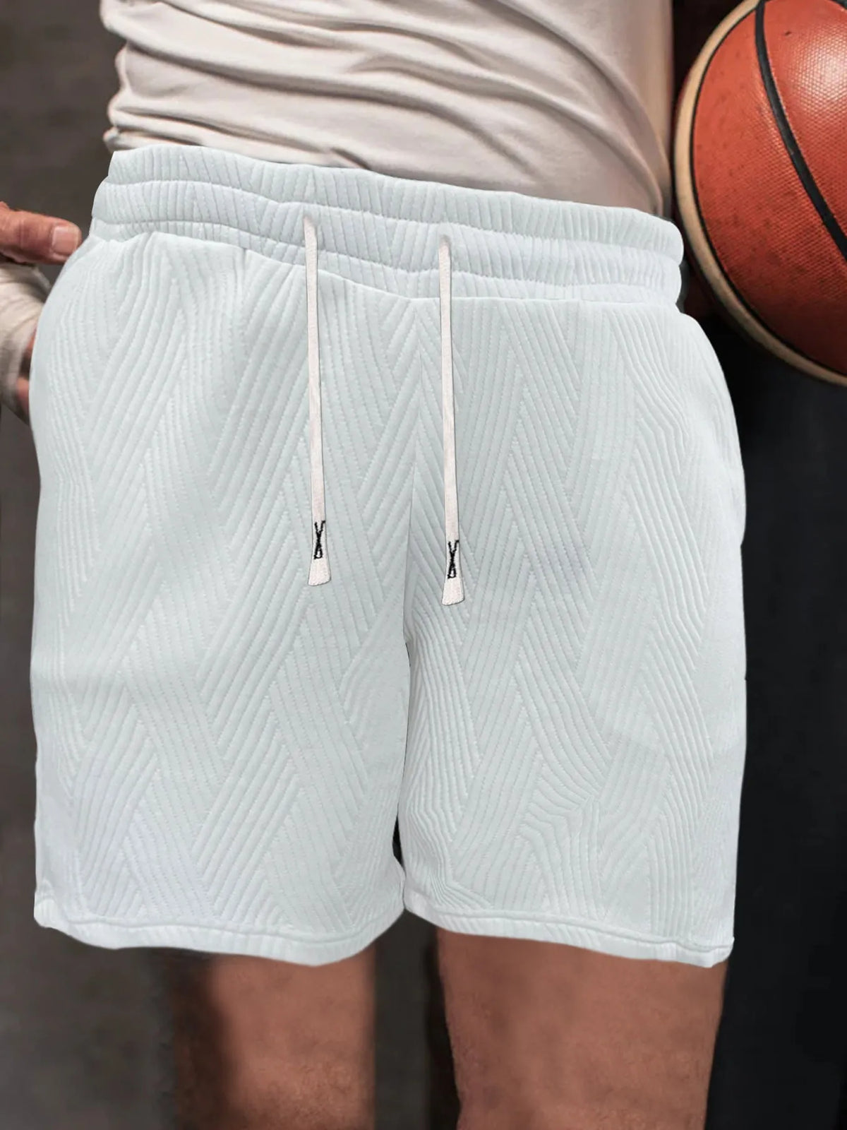 Men's loose brushed polyester drawstring casual sports shorts in multiple colours and sizes S-3XL