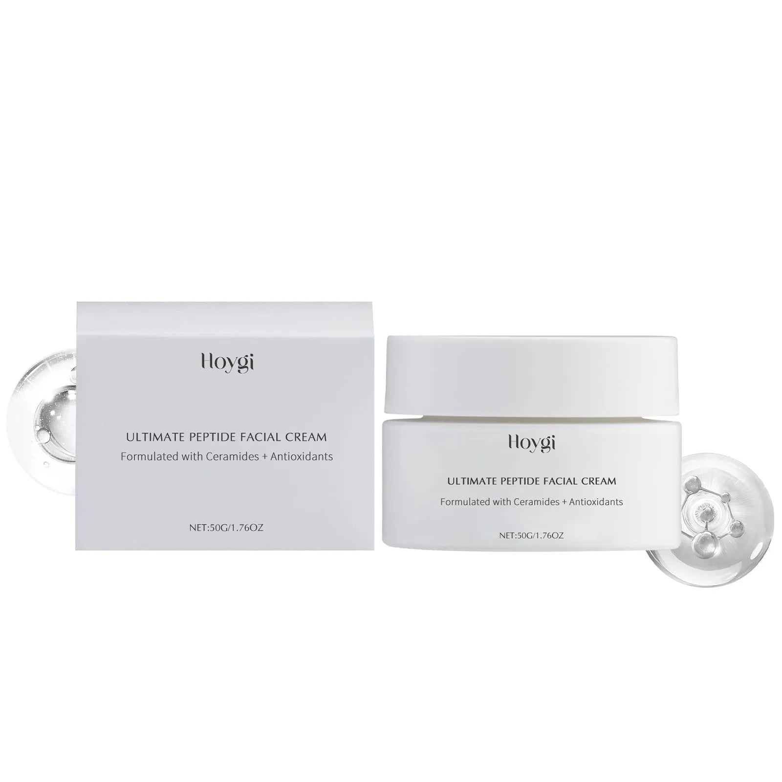 50g pot of Deep Nourishing Moisturising Facial Cream with ceramide and peptides