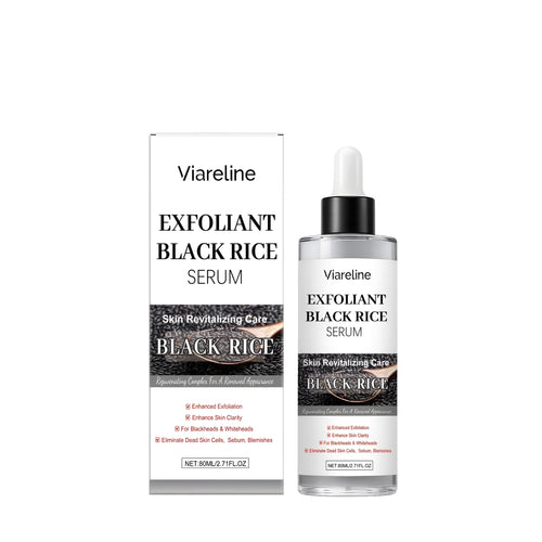 80ml bottle of Black Rice Exfoliating Liquid with hyaluronic acid and salicylic acid.