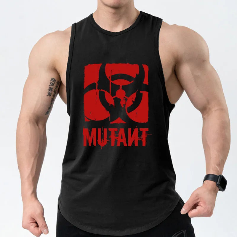 Men's loose fit polyester training waistcoat in multiple colour options