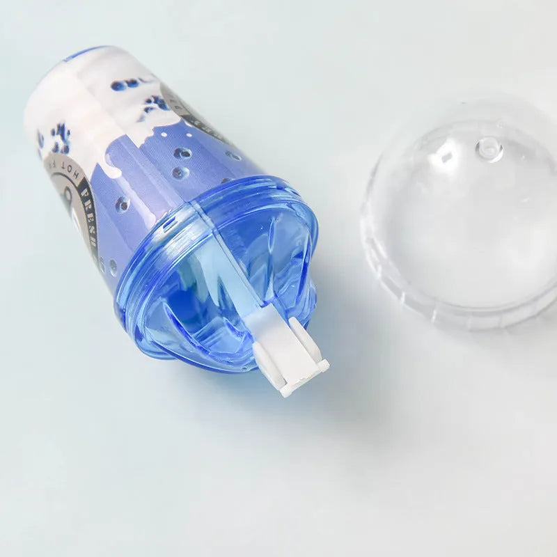 Ice cream shape correction tape in plastic dispenser with 6 metres of tape, blue shell