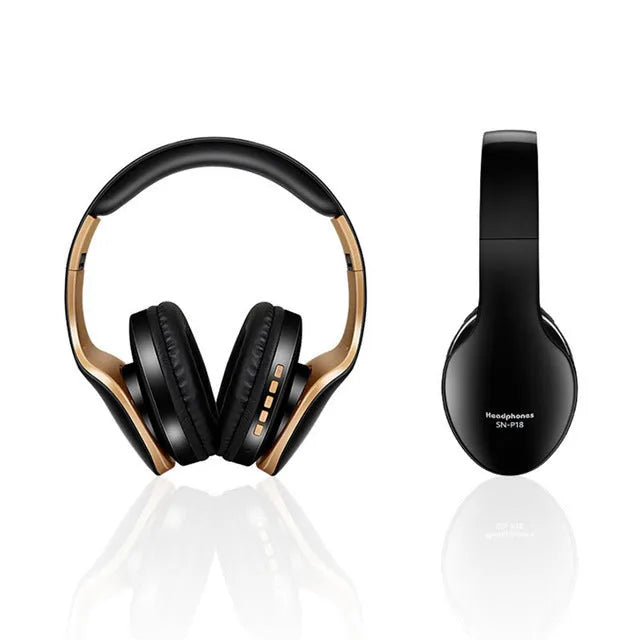 HobbyLane Bluetooth headset in black, red or white colours with over-ear design and wireless connectivity