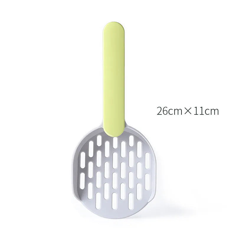 Plastic cat litter scoop in blue colour for pet waste removal