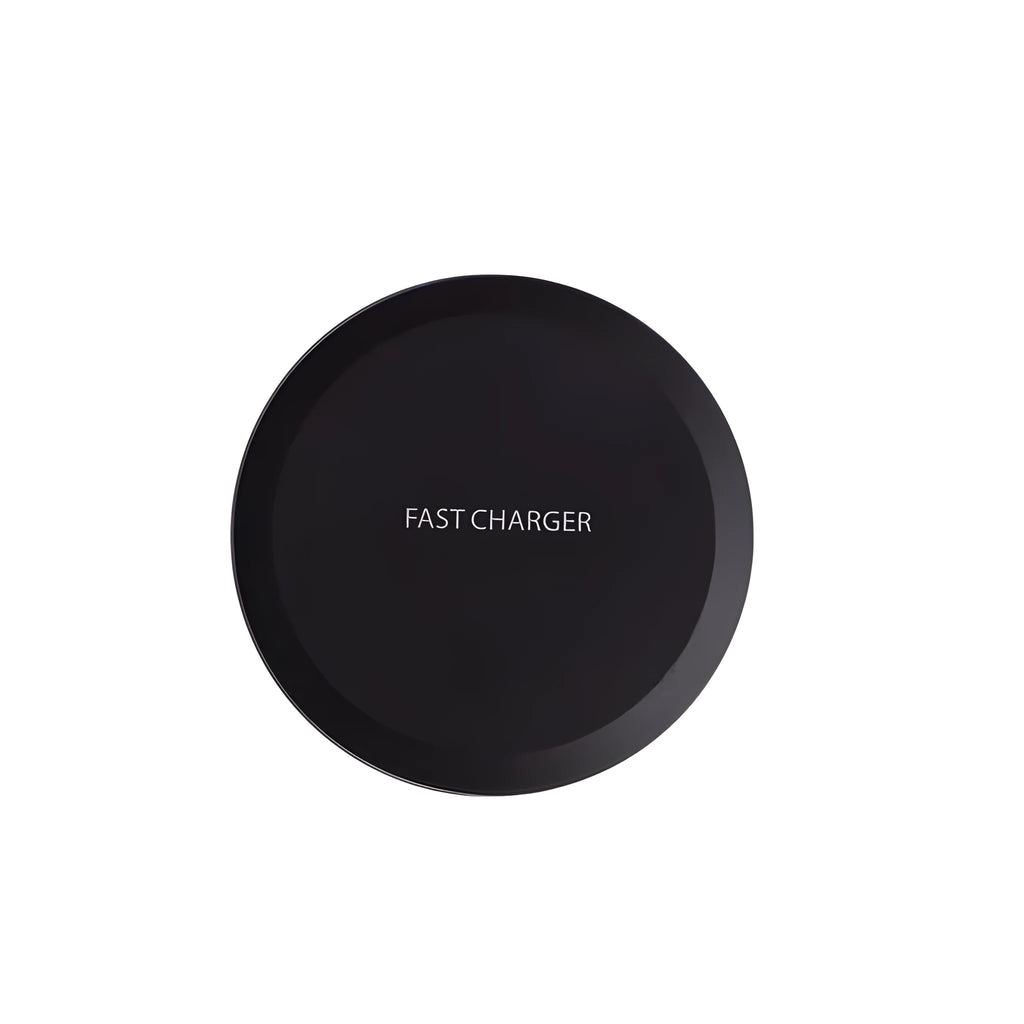 New ultra-thin wireless charger in black with indicator light USB powered