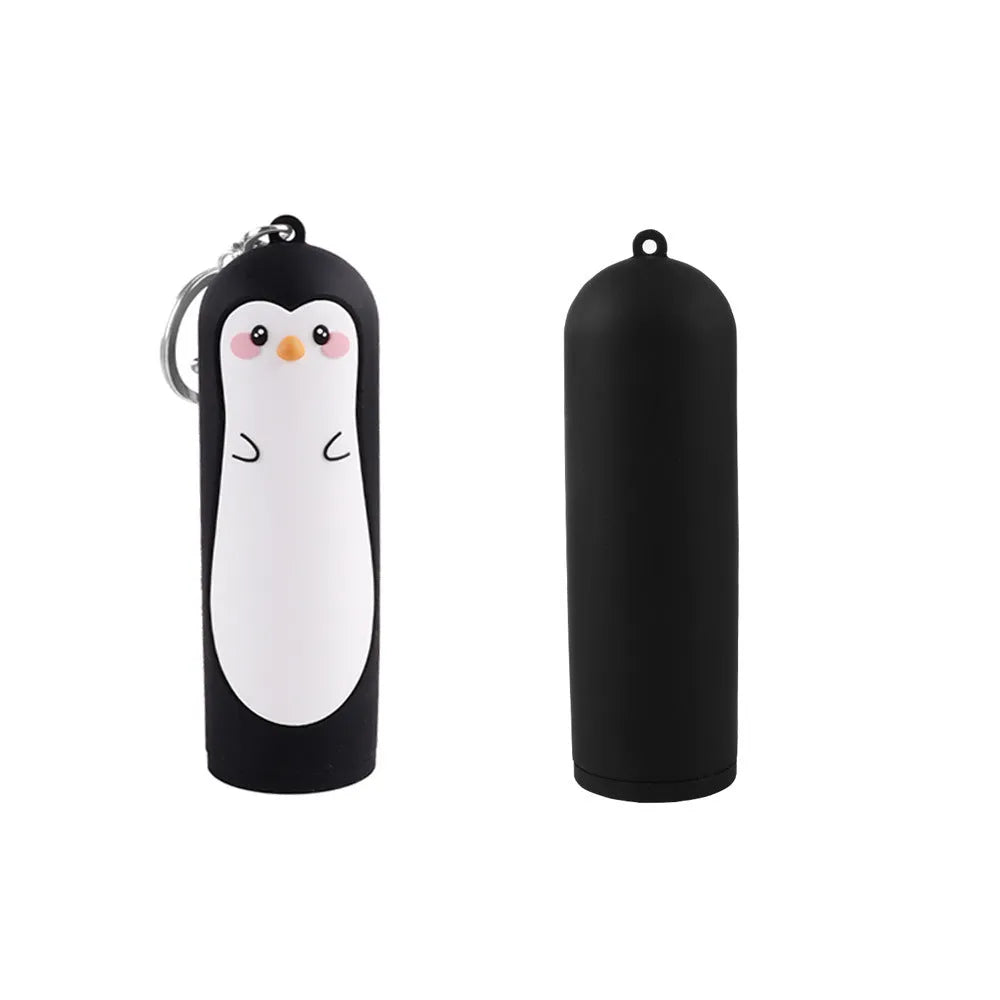 Cartoon animal style power bank 5000mAh in polar bear design with PVC shell portable charger