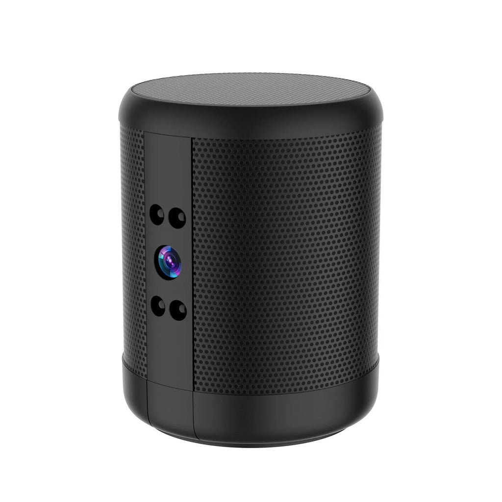 Home Smart Surveillance Camera HD plug-in-free black dual voice night vision alarm detection 10.5 x 7.2cm