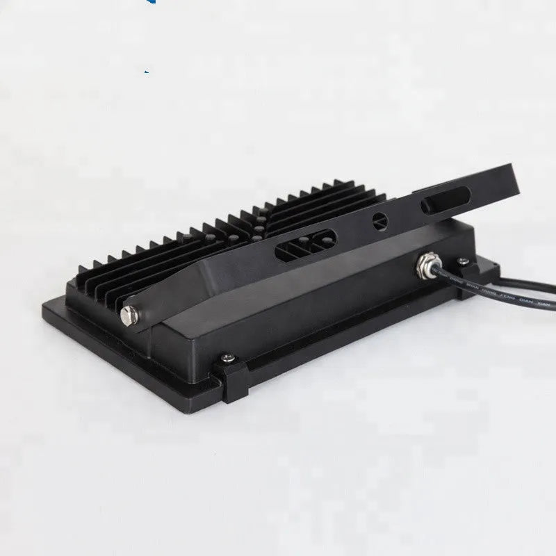 Angel Eyes black LED stadium projection lights with aluminium alloy housing and tempered glass lampshade