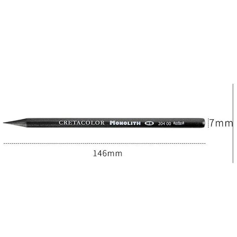 Wood-free graphite sketch pencil showing 146mm length with hardness grade markings