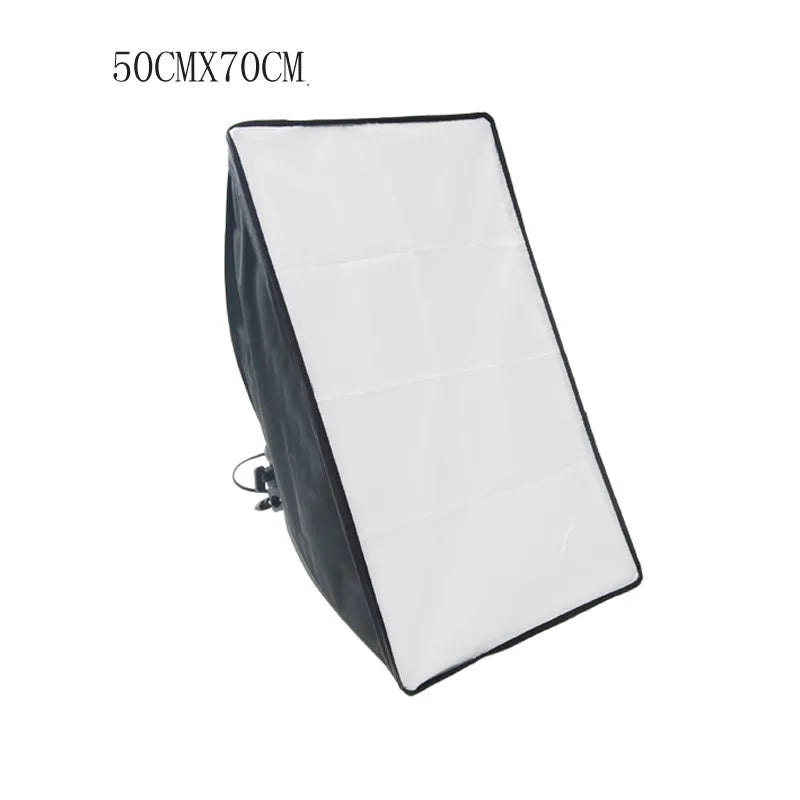 Single lamp soft box studio fill light with 155W LED bulb and E27 screw base