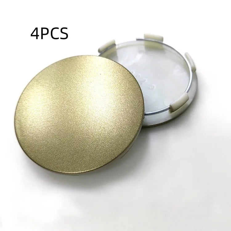 65mm ABS plastic car hub centre cover in antique copper finish with steel ring