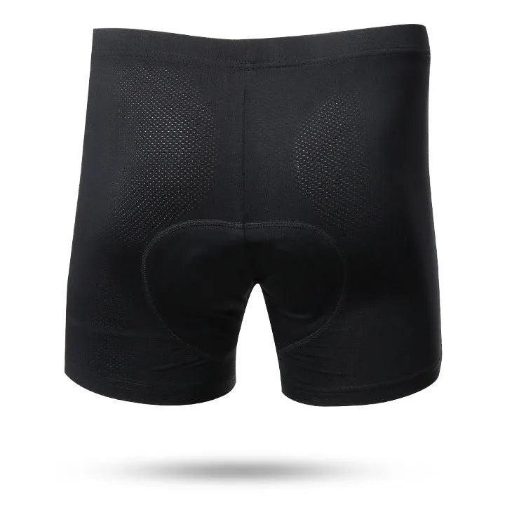Black sponge cushion riding panties polyester for road and mountain bike cycling