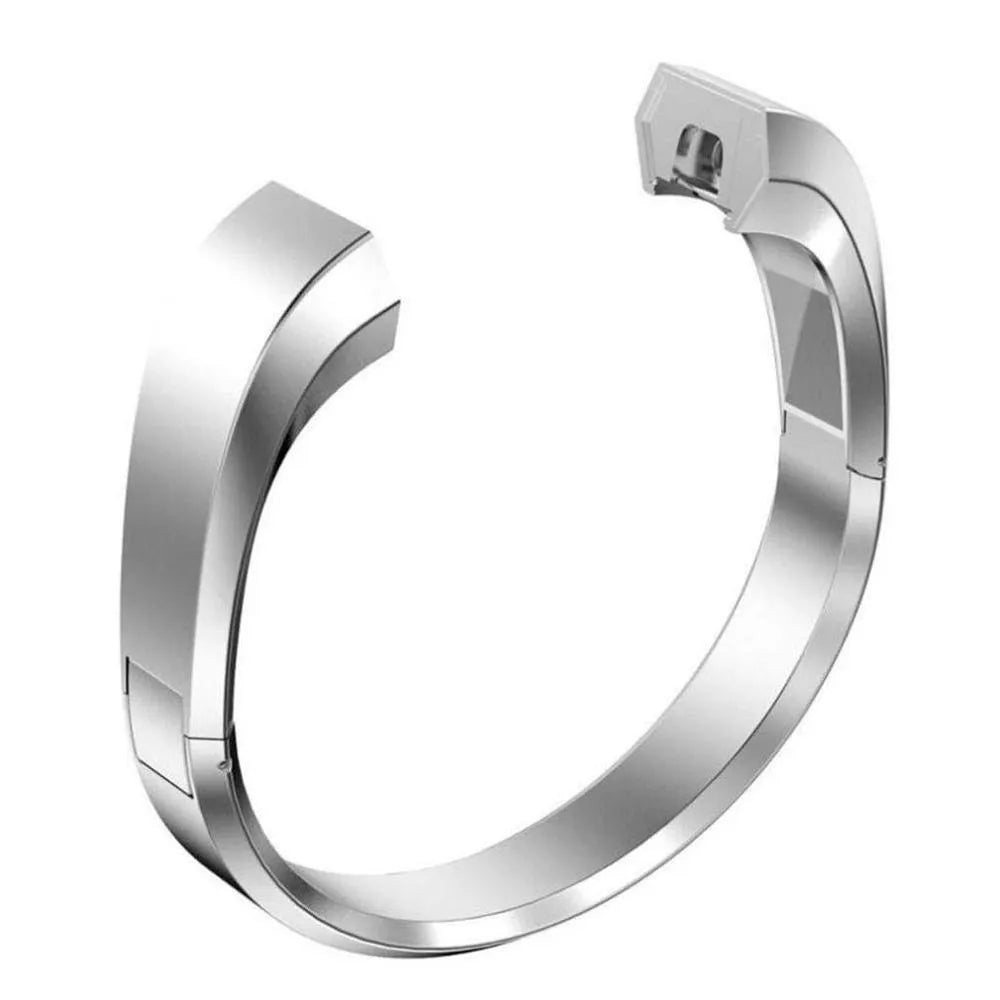 Stainless steel bracelet for Fitbit Alta smartwatch in four colour options with deployment buckle