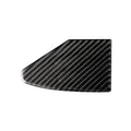 Carbon fibre USB charging port panel sticker with 3M adhesive backing for vehicle dashboard customisation