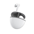 Wireless Bluetooth headset with ENC call noise reduction, low latency for gaming, plastic build, black colour