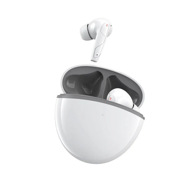 Wireless Bluetooth headset with ENC call noise reduction, low latency for gaming, plastic build, black colour