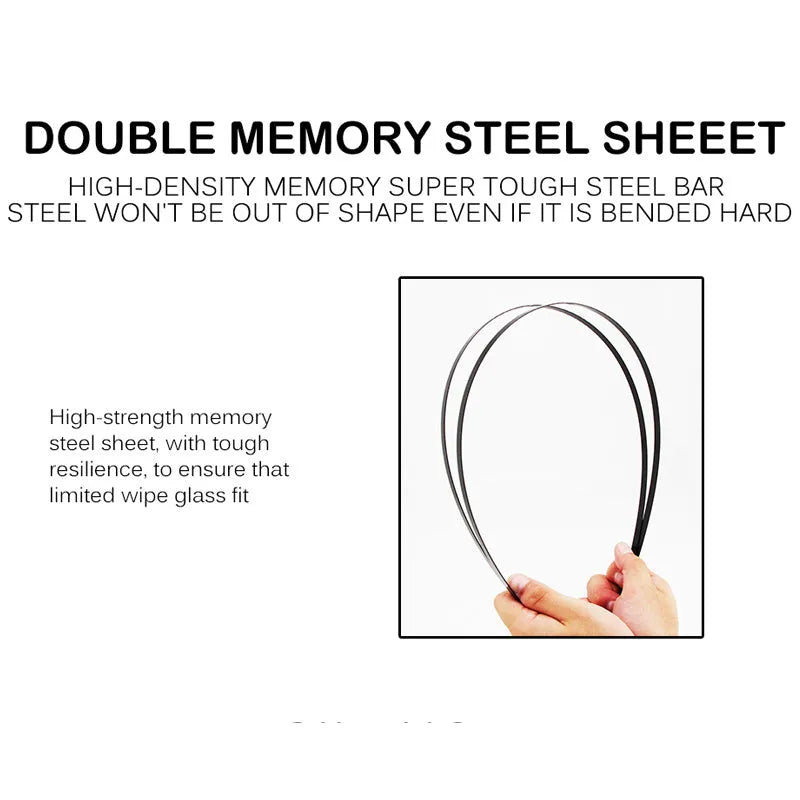 Pair of 22-inch natural rubber car front wipers for Mercedes CLK-Class windshield replacement