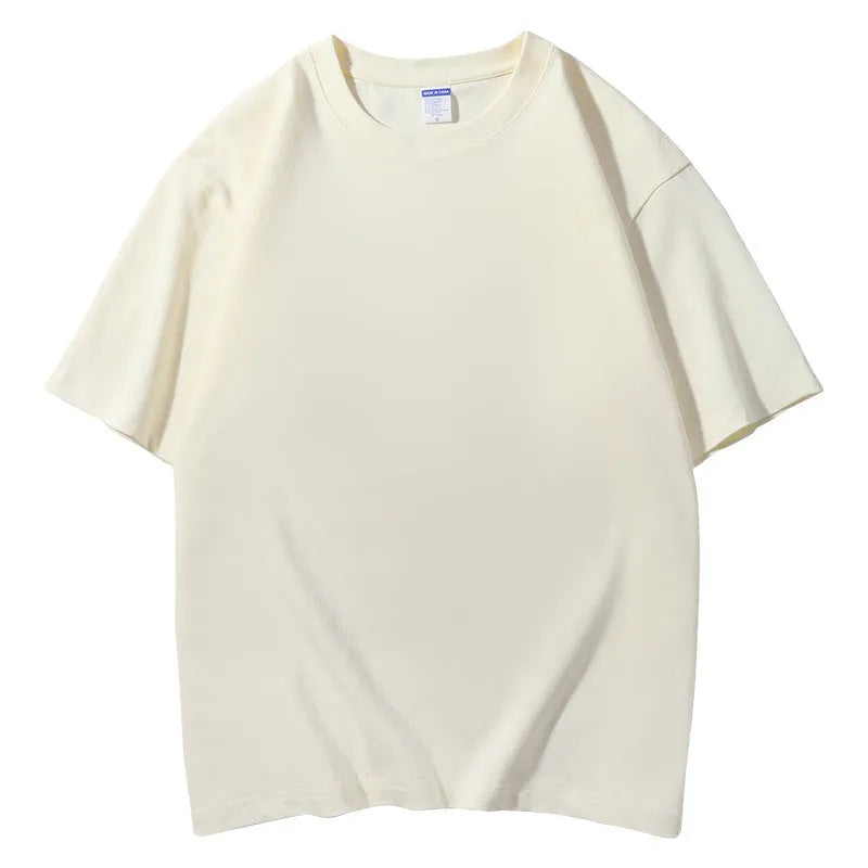 Men's loose fit cotton t-shirt in multiple colours with round neck and printing pattern design