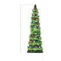 Resin Christmas tree decorations with LED lighting in European style designs