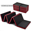 Grey EVA foam folding kneeling mat for car repair and maintenance tasks.