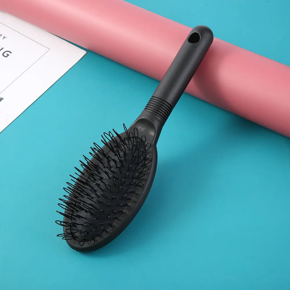 Black ring tooth hair extension comb made from ABS plastic