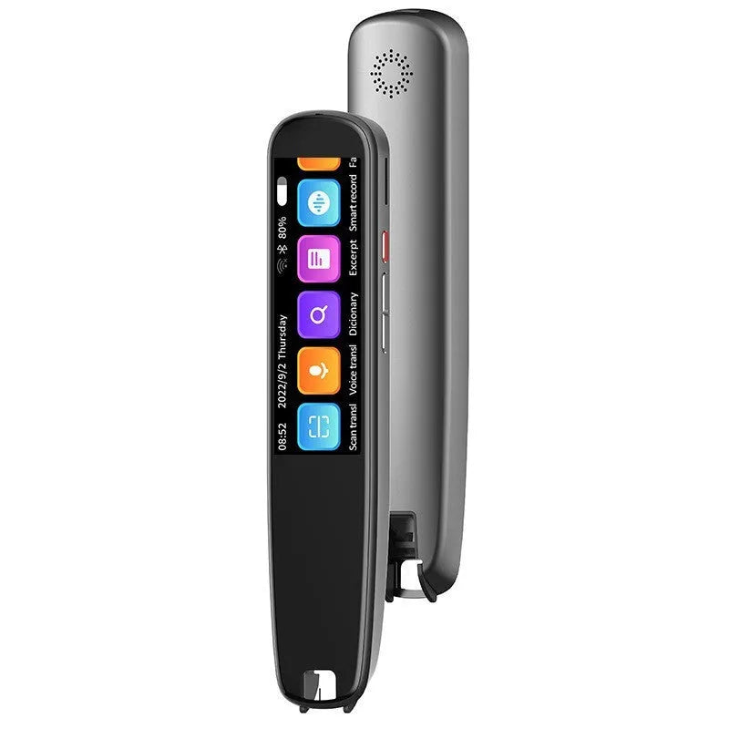 S3 Black offline scanning translation pen with zinc alloy body and USB data line