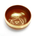 Handmade colourful Himalayan singing bowl for yoga meditation and sound therapy