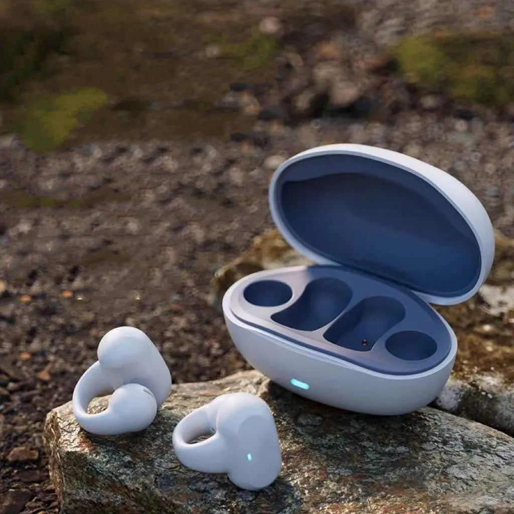 Wireless Bluetooth headset in-ear design i113 Black with USB charging cable