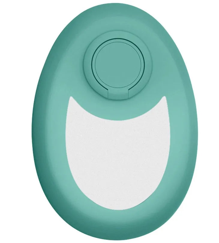 CJEER crystal hair removal tool with nano-glass surface and metal finger ring in green colour