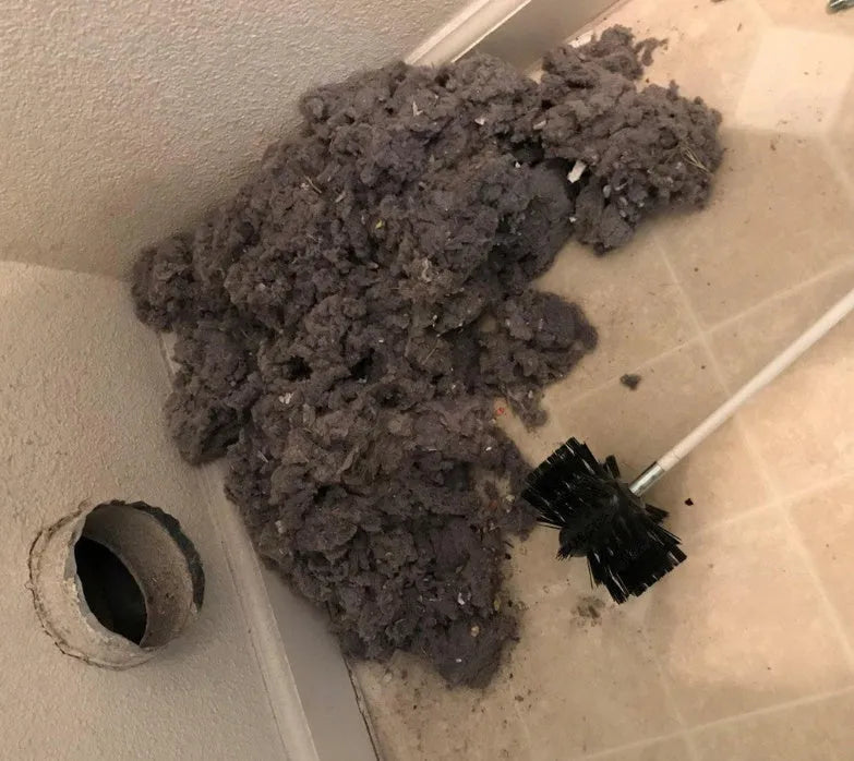 600mm flexible pipe cleaning brush with nylon wires for dryer vents and range hood chimneys