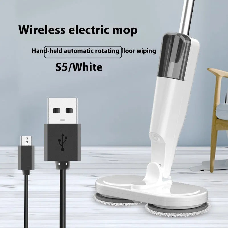 Wireless floor cleaning robot with sweeping and mopping functions in S5 Green colour