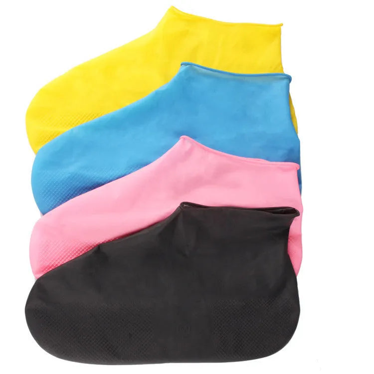 Silicone rain boots shoe covers in multiple colours for men and women hiking waterproof use