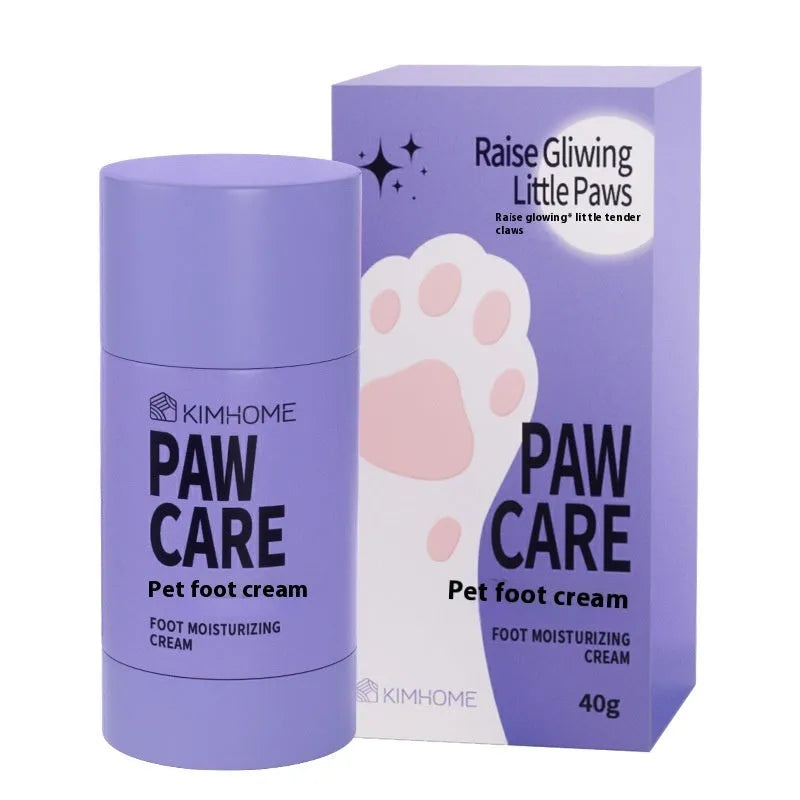 Pet foot cream for cats and dogs in 40g pot with Brazil palm wax for moisturising dry paws and claws