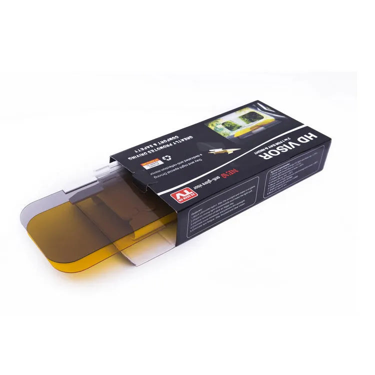 Transparent anti-glare visor for car drivers, ABS material, 120x320mm size