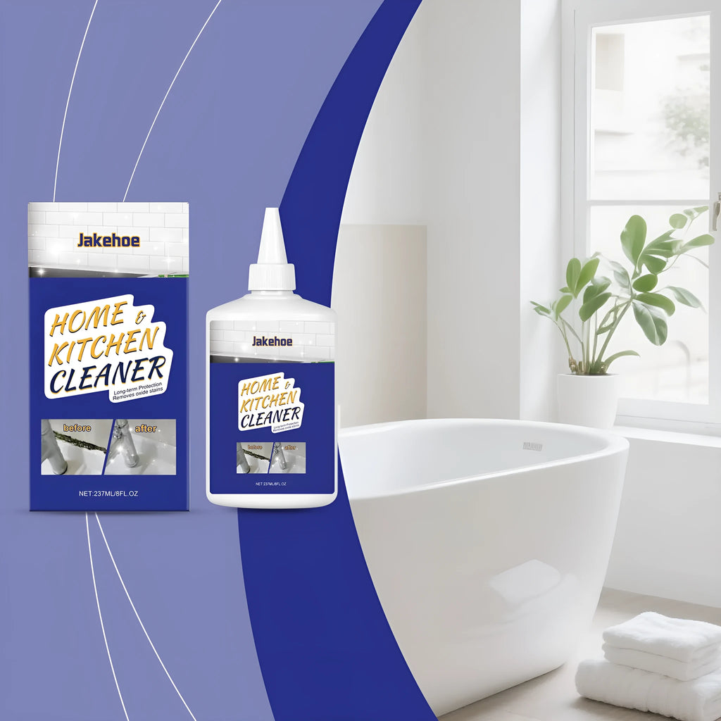 Household decontamination gel bottle with 237ml capacity for kitchen and bathroom cleaning