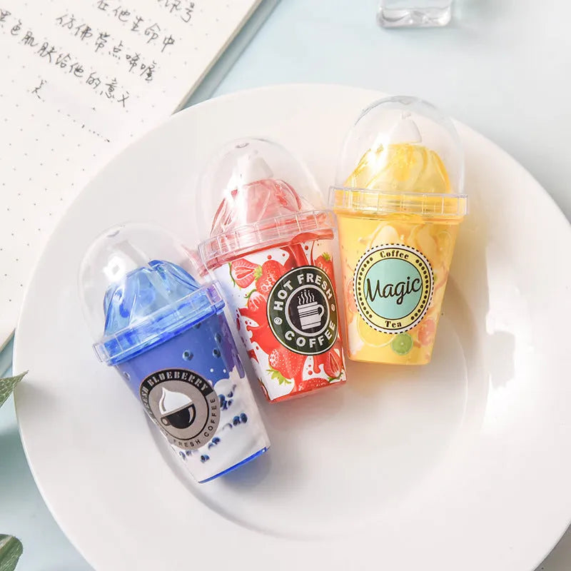 Ice cream shape correction tape in plastic dispenser with 6 metres of tape, blue shell
