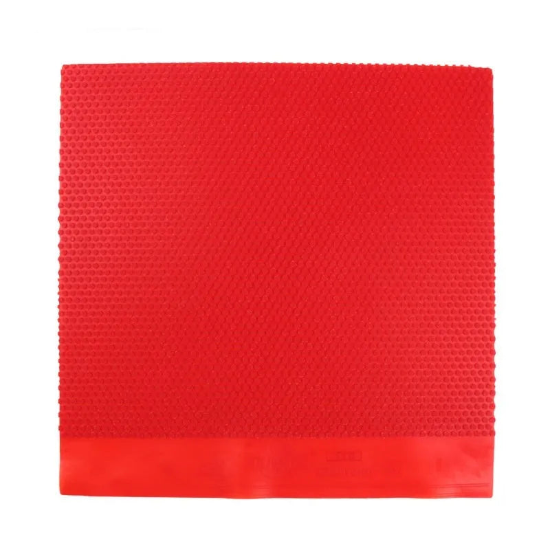 Table tennis single rubber sheet in black, raw rubber with small particle surface