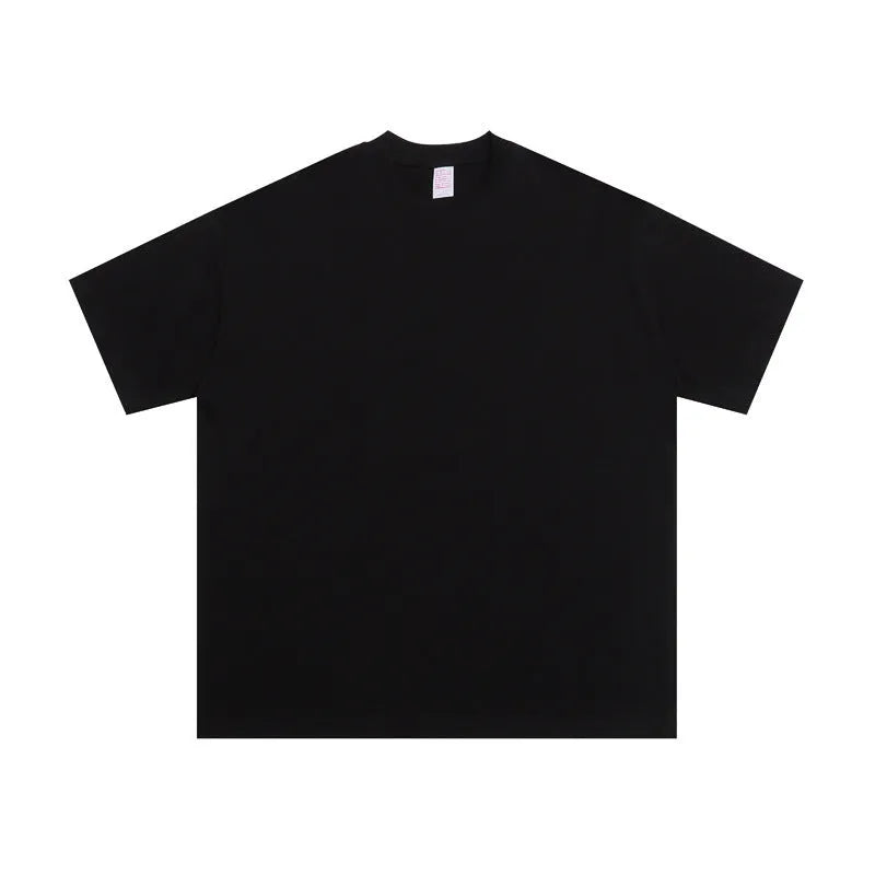 Men's loose cotton half-sleeve shirt in multiple colours with pullover style