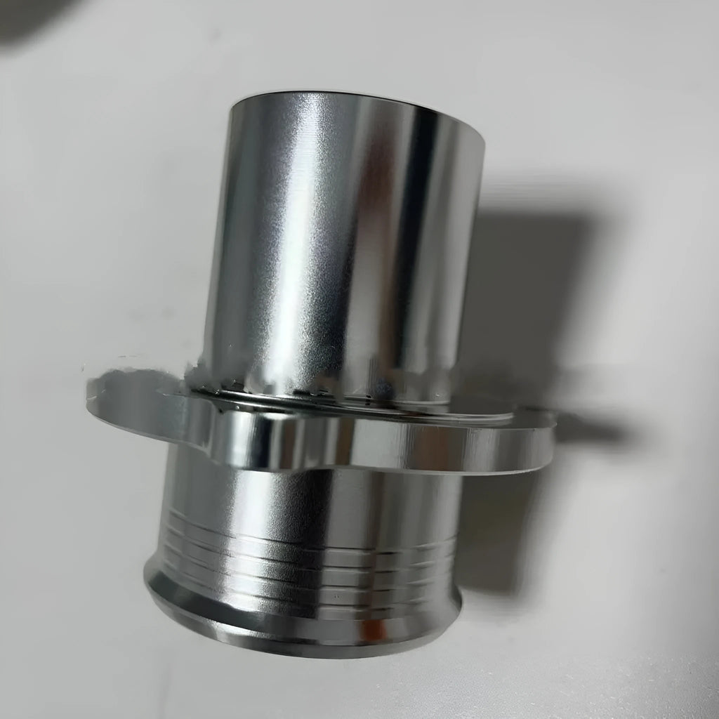 Silver car modified turbo silencer engine component for Volkswagen Golf GTI Audi EA888