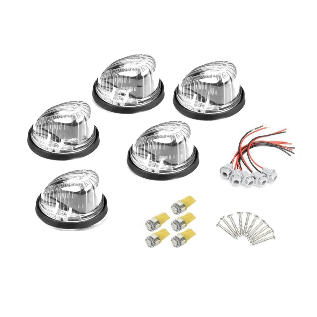 GR-series yellow LED roof cab light for commercial vehicles with 83mm mounting dimension